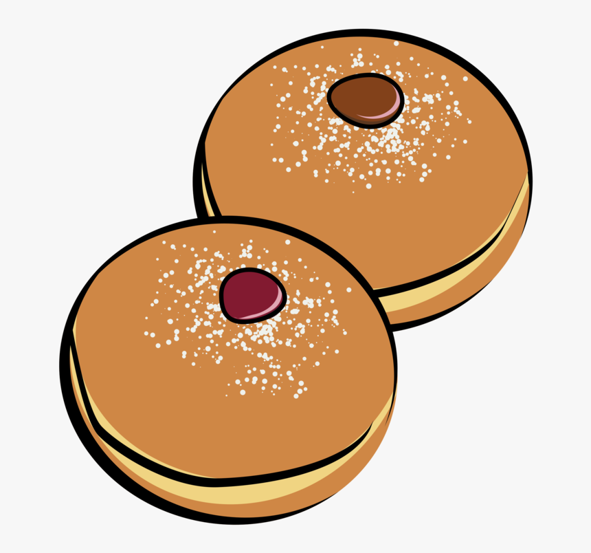 jelly doughnut clipart