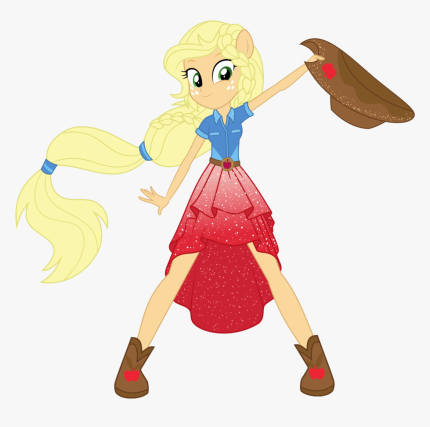 Applejack Forgotten Friendship Transformation - Equestria Girls Applejack Friendship Power, HD Png Download, Free Download