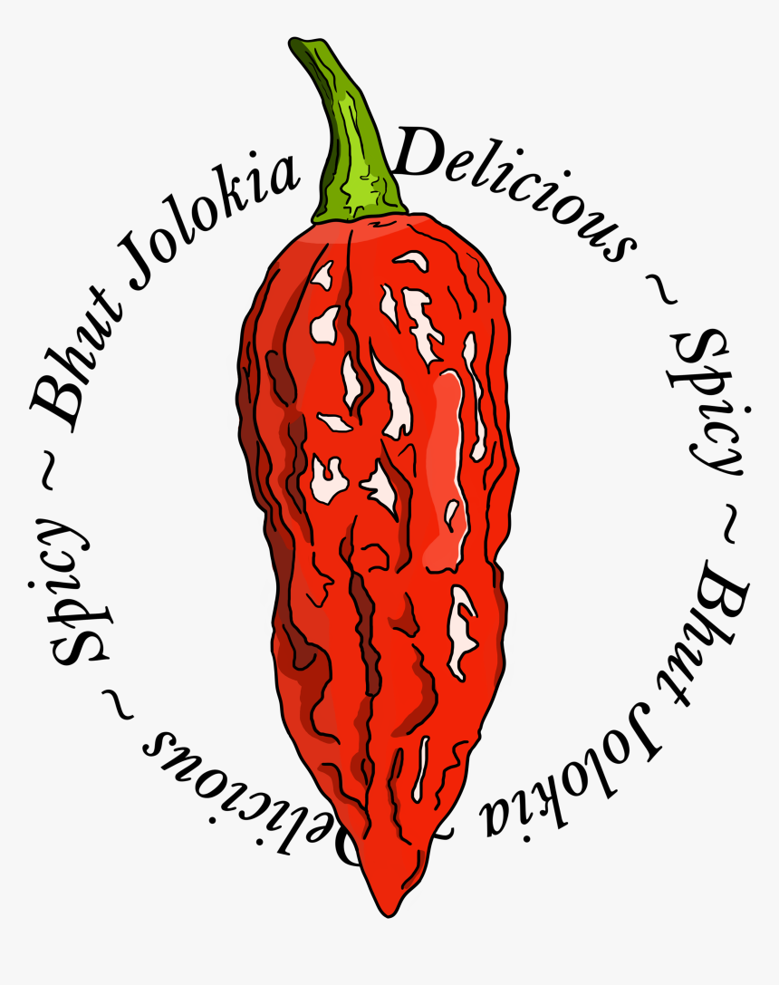 Bhut Jolokia Chili Pepper Spicy - Bhut Jolokia, HD Png Download, Free Download