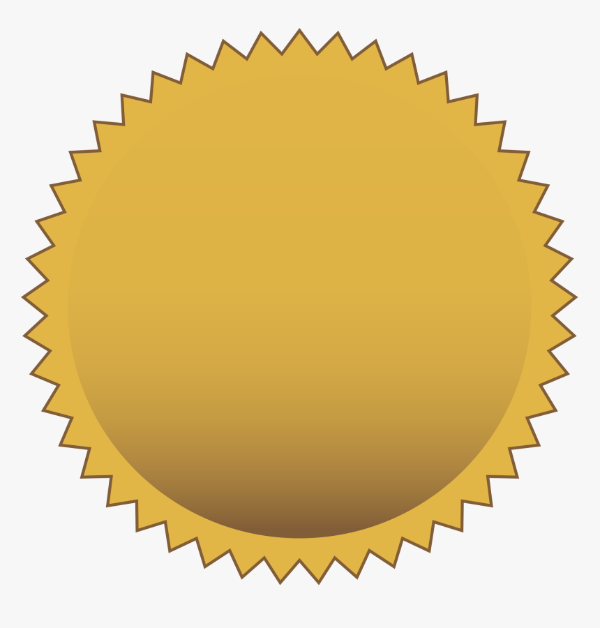 Gold Seal Png, Transparent Png, Free Download