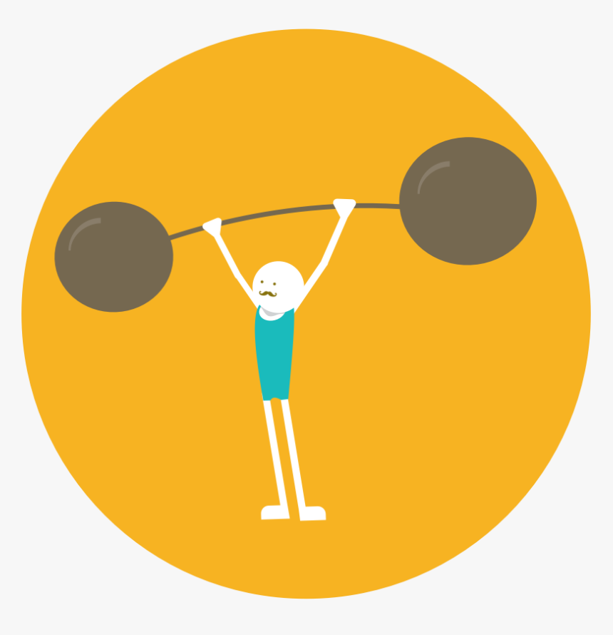 A Very Impressive Weightlifter - Circle, HD Png Download, Free Download