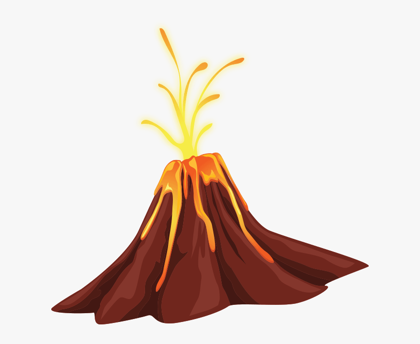 Volcano Cartoon Png, Transparent Png, Free Download