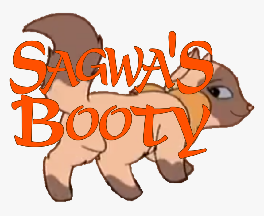 Sagwa"s Booty Logo - Cartoon, HD Png Download, Free Download