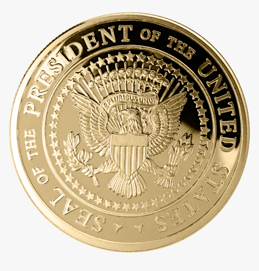 United Gold Of Us States Election Seal Clipart - Gold Us President Seal, HD Png Download, Free Download