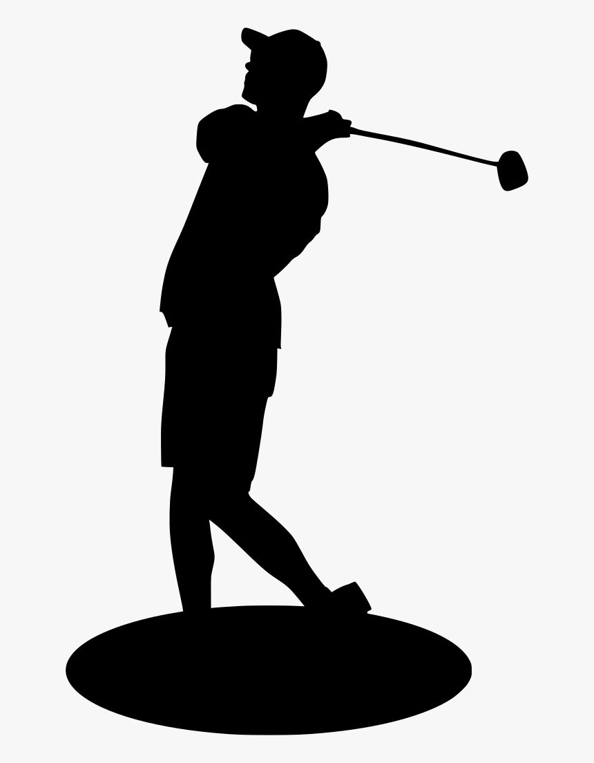 Silhouette Golf Ball Png, Transparent Png, Free Download