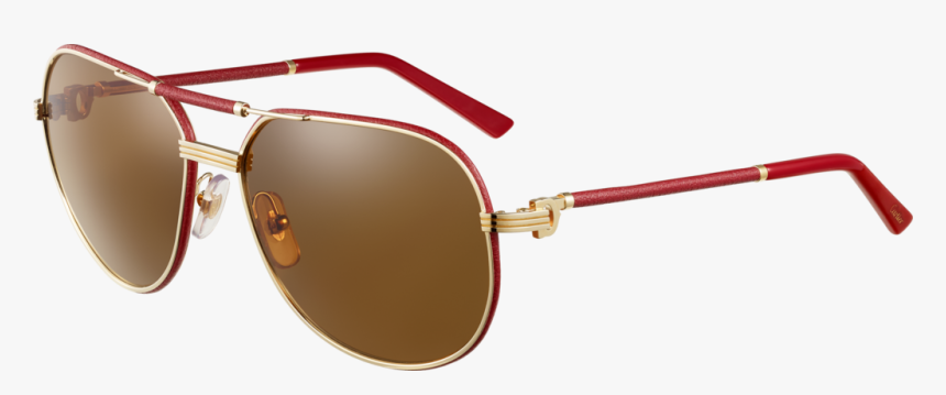 Transparent Aviators Png - Cartier Sunglasses Red, Png Download, Free Download