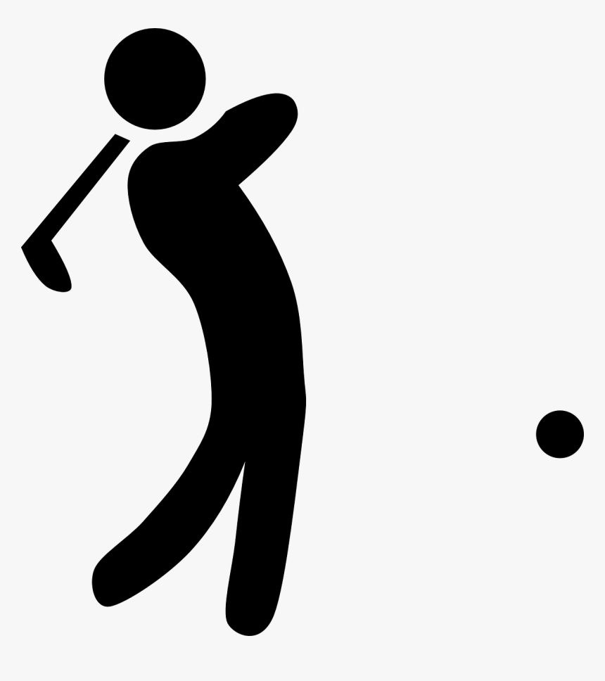 Golfer, Golf, Swing, Ball, Recreation, Sport, Leisure - Golfer Clip Art, HD Png Download, Free Download