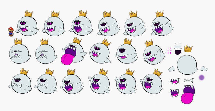 Luigi"s Mansion King Boo Png - Luigi Mansion 2 Boo, Transparent Png, Free Download