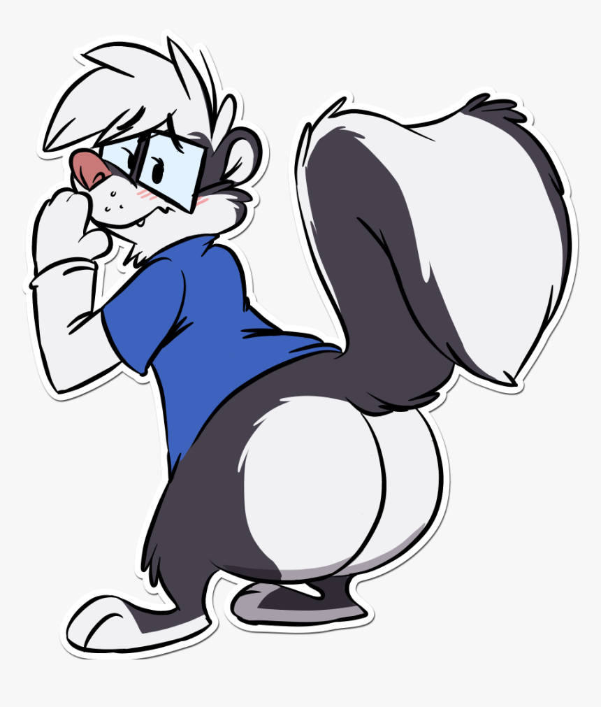 Cartoon Skunk Butt , Png Download - Skunk Booty, Transparent Png, Free Download