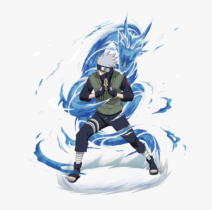 Kakashi Transparent Images - Kakashi Hatake Water Dragon, HD Png Download, Free Download