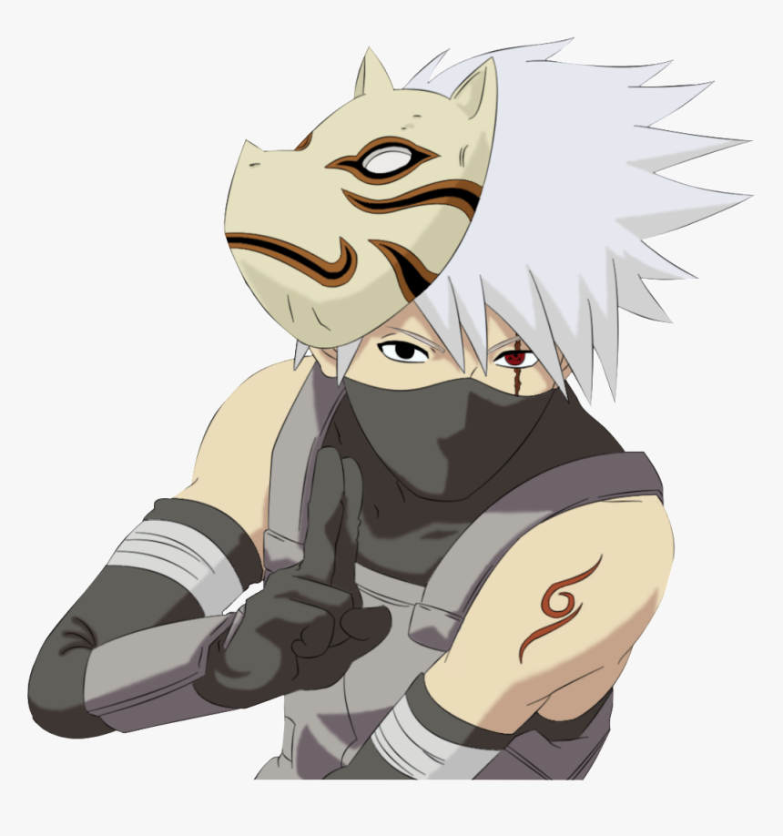 Anbu Kakashi , Png Download - Kakashi Anbu Mask, Transparent Png, Free Download