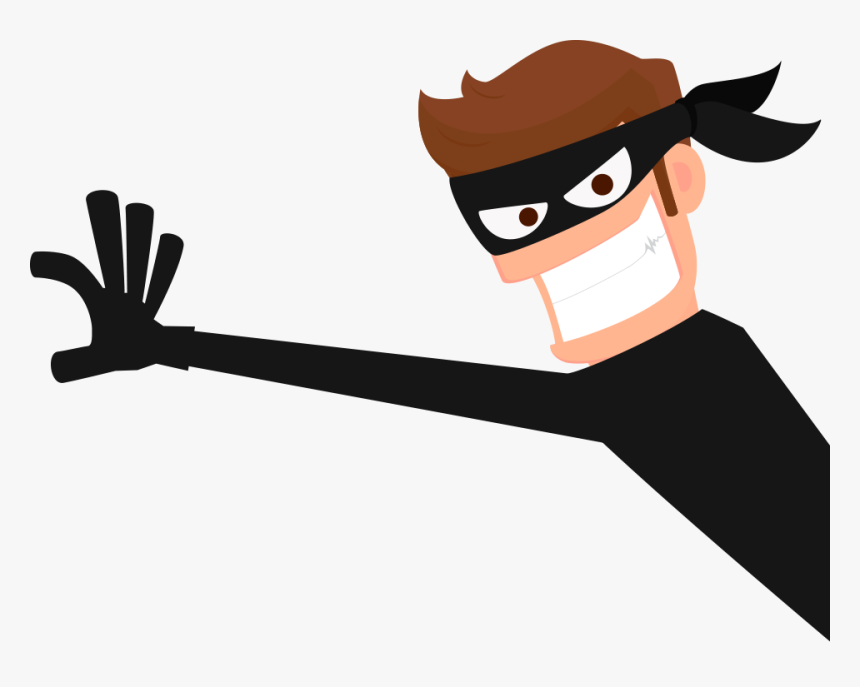 Thief, Robber Png - Transparent Background Robber Clipart, Png Download, Free Download