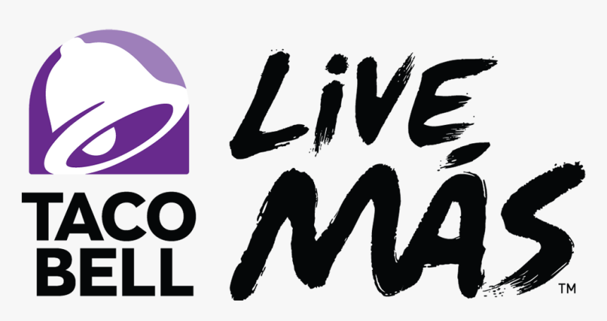 Taco Bell Logo - Taco Bell Live Mas Png, Transparent Png, Free Download