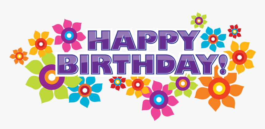 Birthday Words Png - Happy Birthday Hi Res, Transparent Png, Free Download