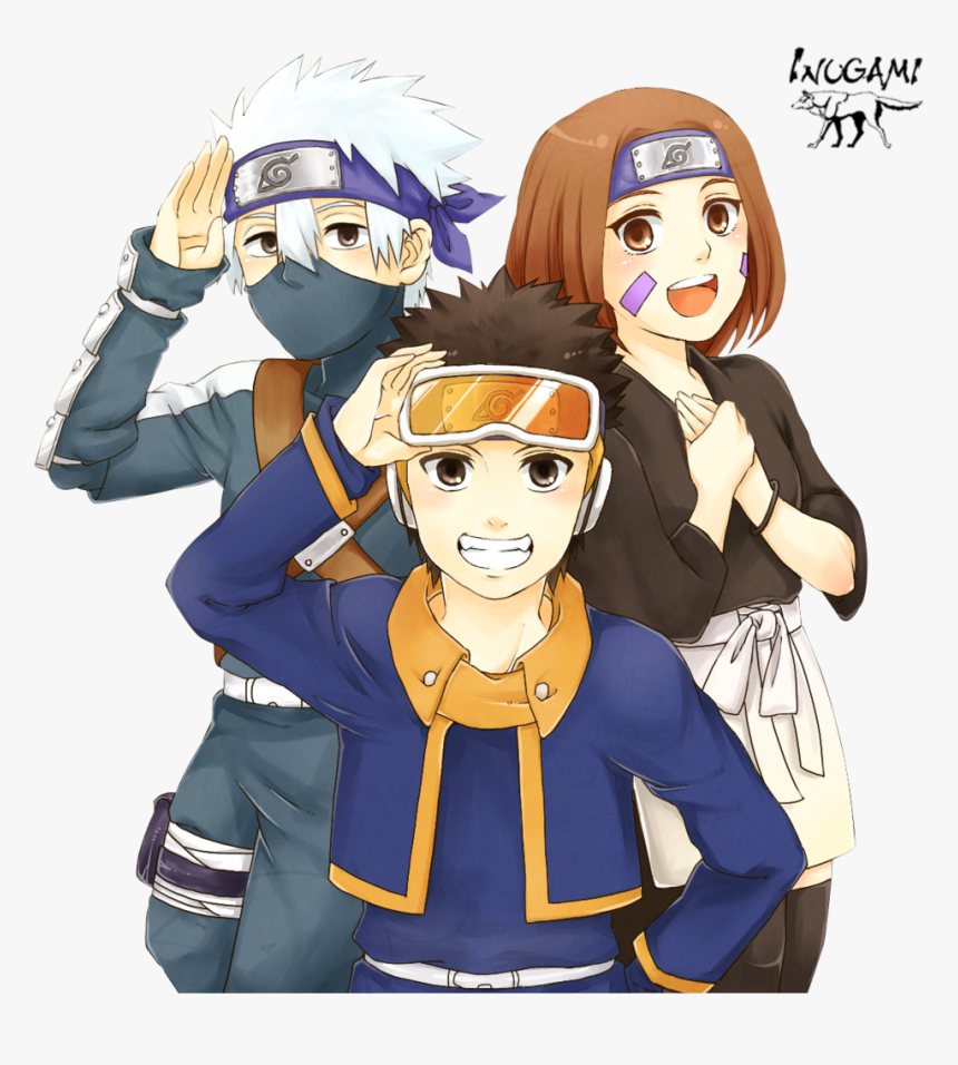 Rin, Kakashi, And Obito Image, HD Png Download, Free Download