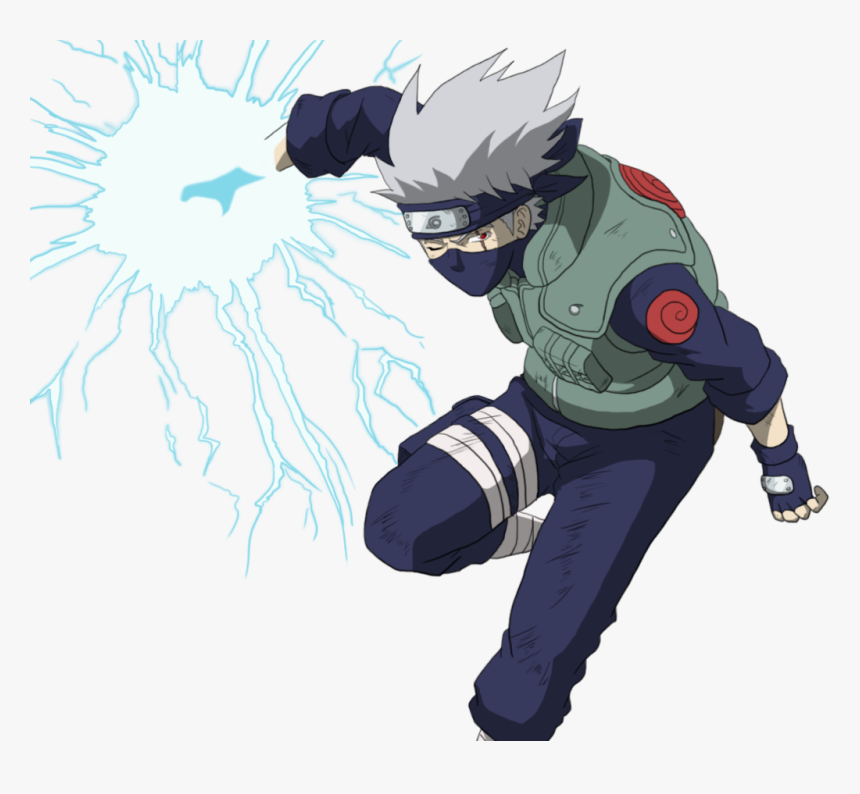 Kakashi Con El Chidori, HD Png Download, Free Download