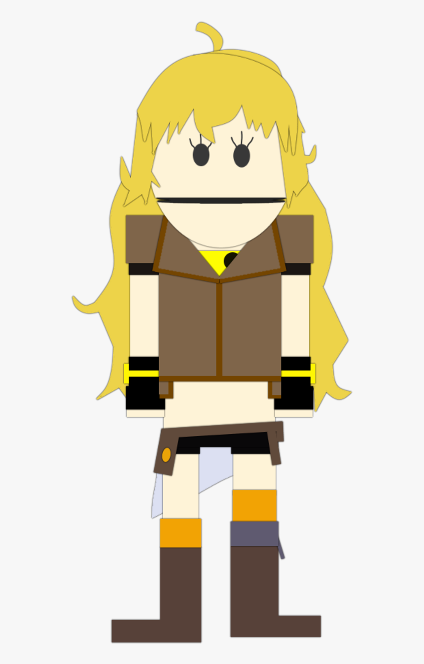 Yang Xiao Long Yellow Cartoon - Cartoon, HD Png Download, Free Download