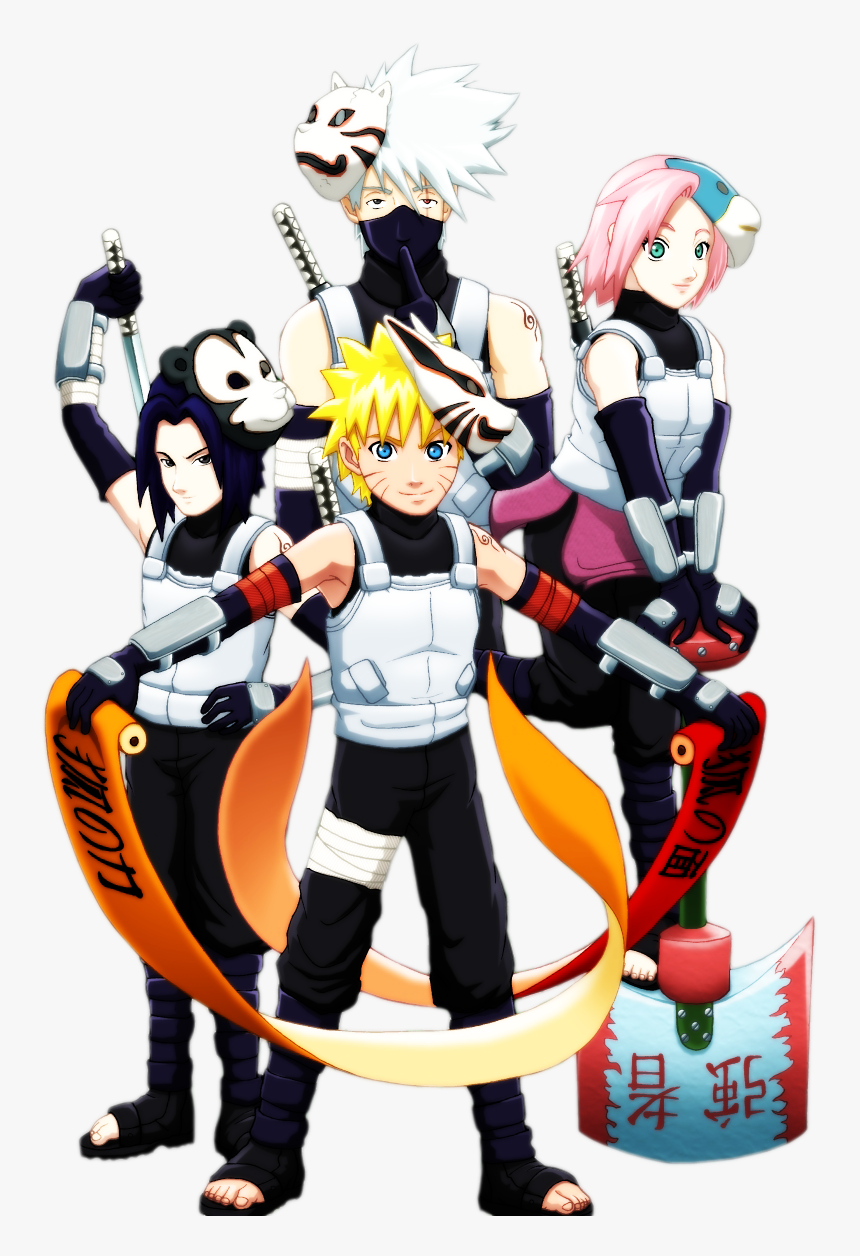 Naruto Sasuke Sakura Anbu, HD Png Download, Free Download