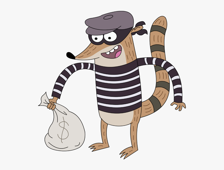 Transparent Theif Png - Regular Show Rigby Halloween, Png Download, Free Download