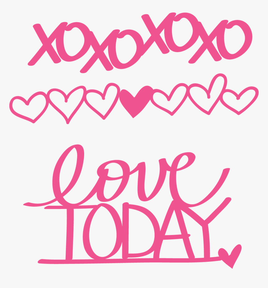 Xoxo Word, HD Png Download, Free Download