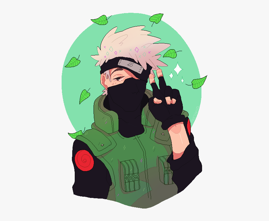 Naruto Pixel Transparent Myarts Kakashi Hatake Wow - Transparent Green Anime Characters, HD Png Download, Free Download