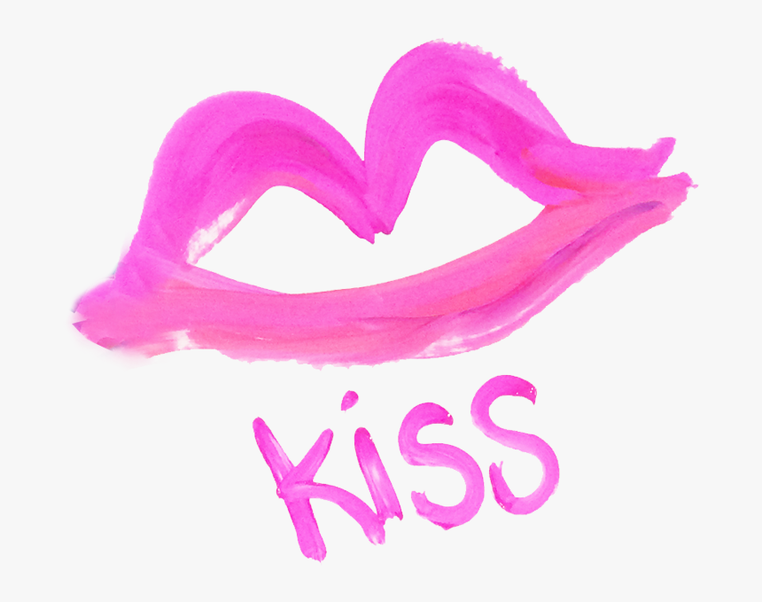 Transparent Lips Kiss Png - Kiss Word Png, Png Download, Free Download