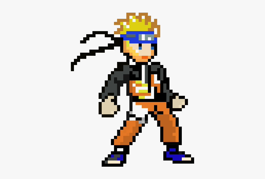 Naruto Pixel Art, HD Png Download, Free Download