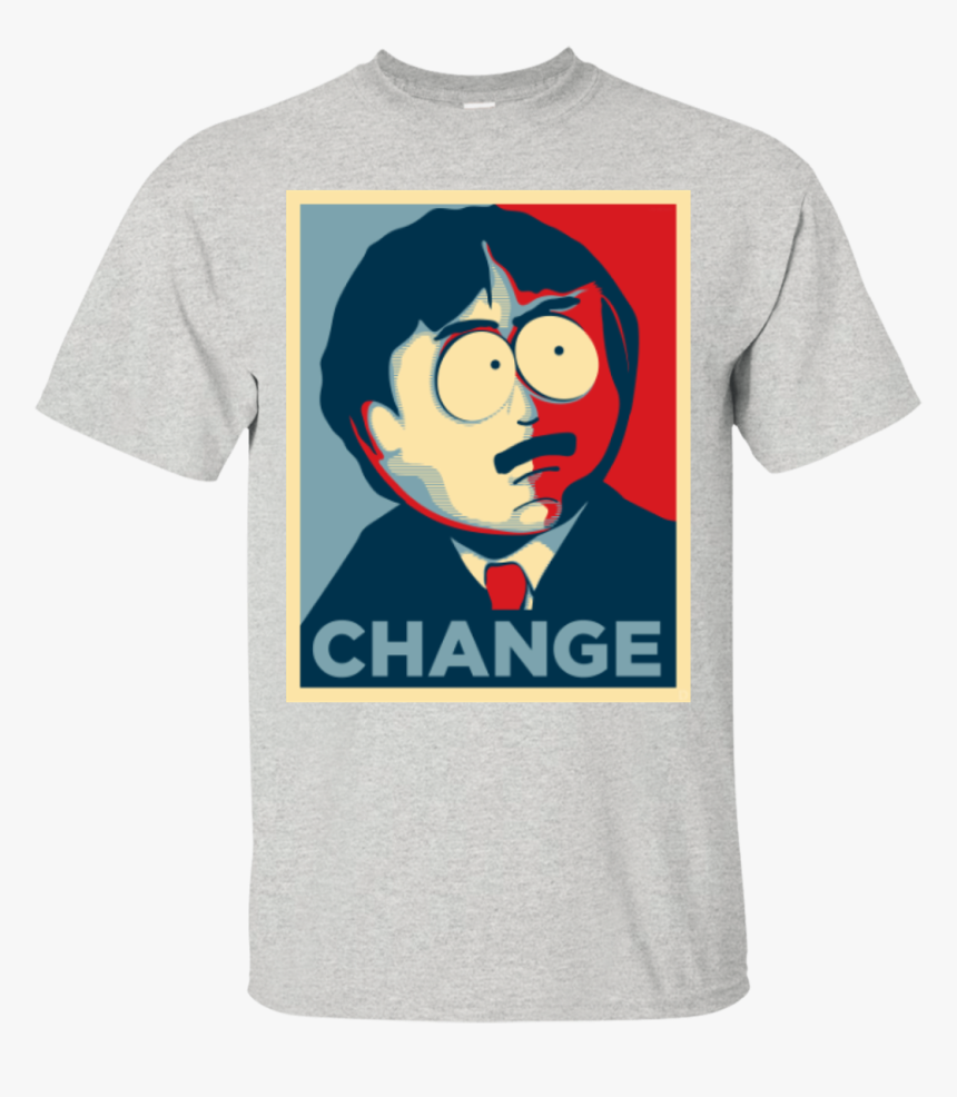 Randy Marsh Change Shirt Obama Poster Style - Randy Marsh Change, HD Png Download, Free Download