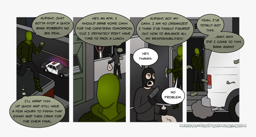 Bank Robbery Comic, HD Png Download, Free Download