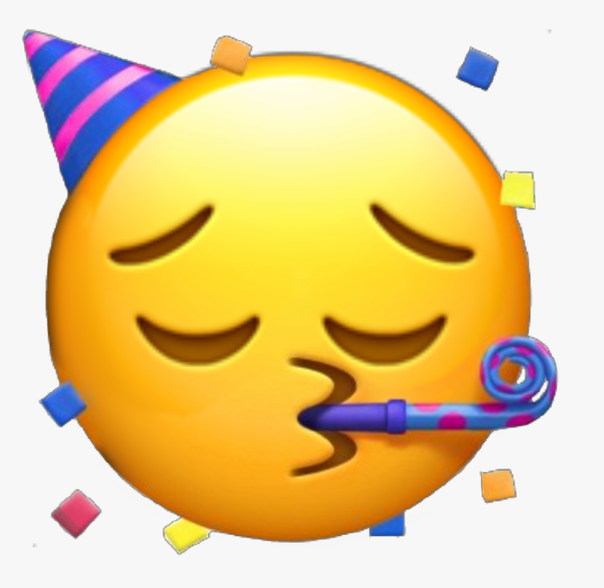#emoji #emojis #sad #celebration #partyemoji #party - Party Emoji Transparent, HD Png Download, Free Download