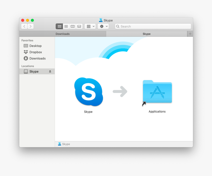 Install Skype On Mac - Skype En Mac 2019, HD Png Download, Free Download