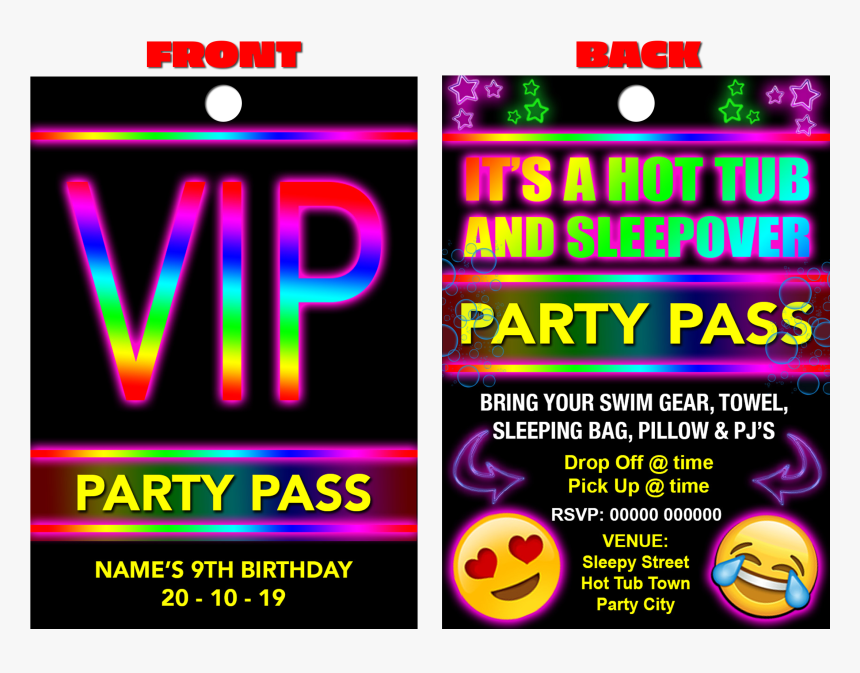 Vip Party Pass, HD Png Download, Free Download