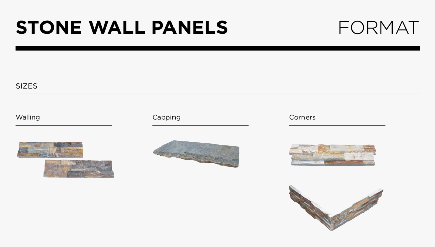 Stone Wall Panels Walling Format Types - Floor, HD Png Download, Free Download