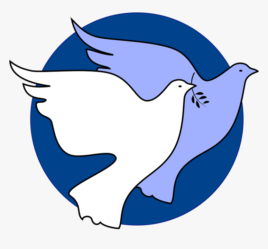 Dove, Peace, Unity, Freedom, Symbol, Bird, Harmony - Peace Is In Our Hands, HD Png Download, Free Download