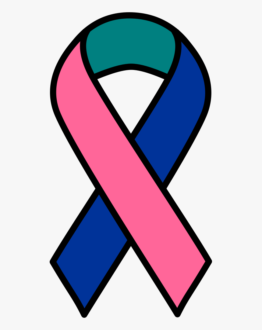 Thyroid Cancer Ribbon - Cancer Ribbon Clipart, HD Png Download, Free Download