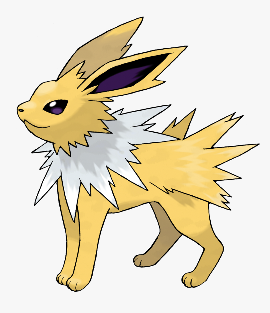 Jolteon - Jolteon Pokemon Eevee Evolution, HD Png Download, Free Download