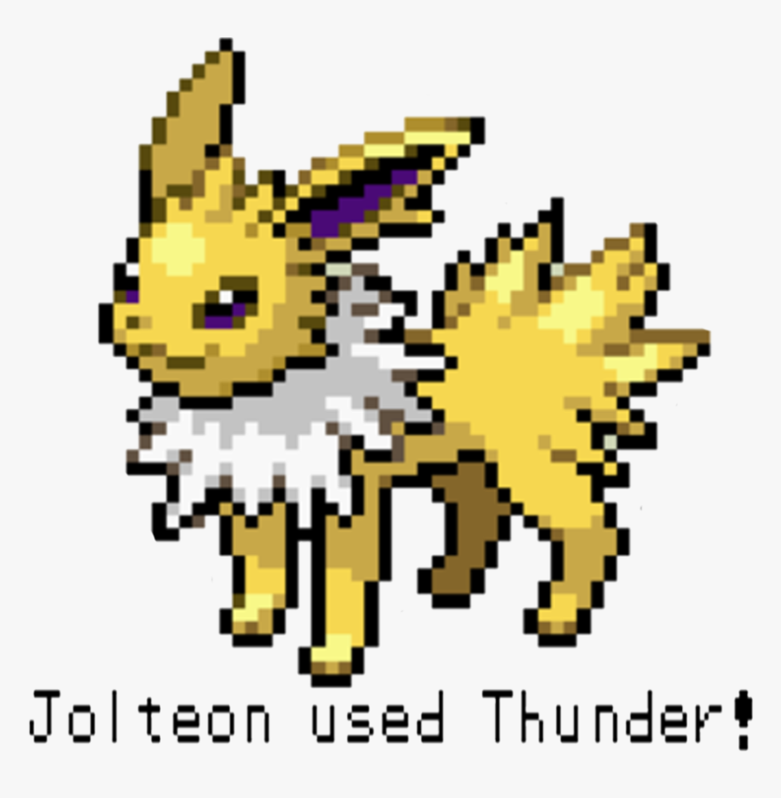 Pokémon Heartgold And Soulsilver Gif Sprite Pokémon - Jolteon Sprite Gif, HD Png Download, Free Download