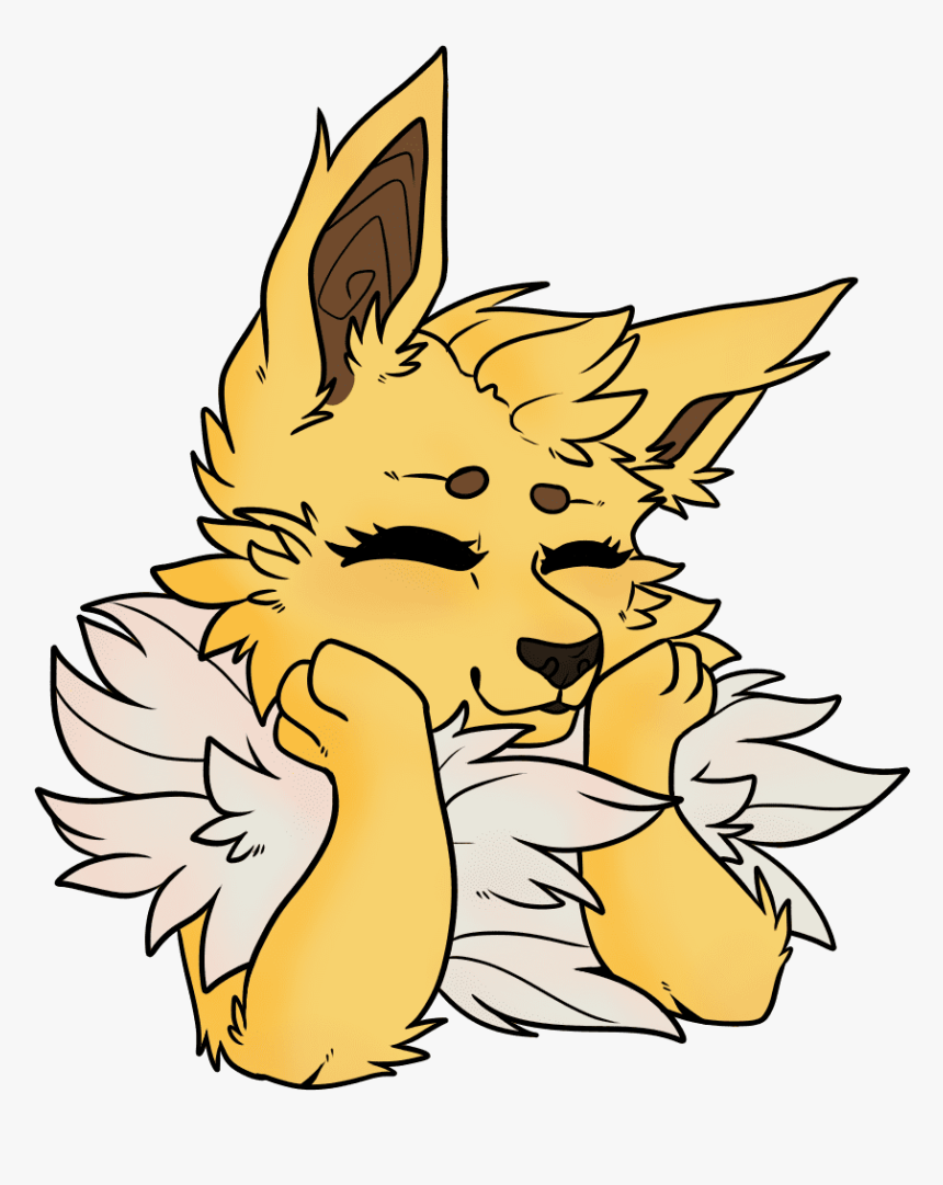 Jolteon Blush - Cartoon, HD Png Download, Free Download