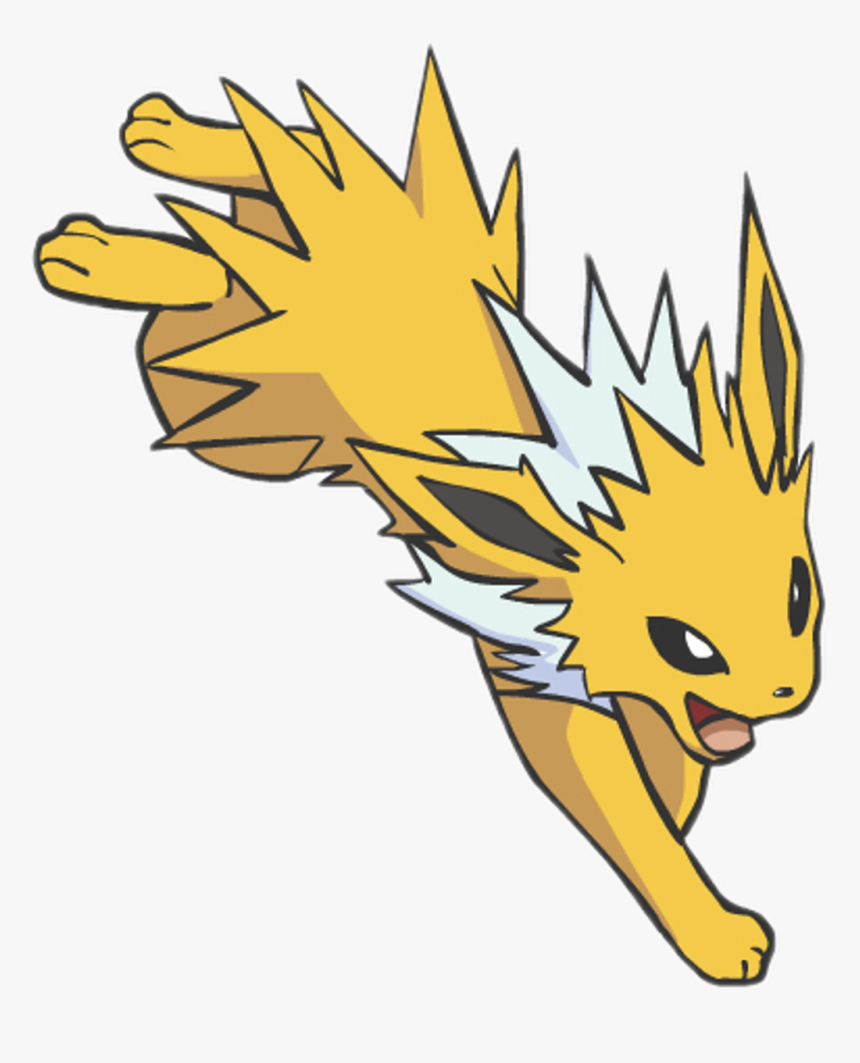 Pokemon Jolteon Jumping , Png Download - Jolteon Jumping Base, Transparent Png, Free Download