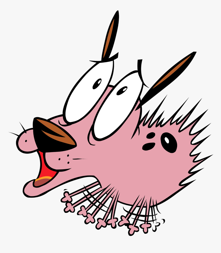 Courage The Cowardly Dog Cartoon Character, Courage - Courage The Cowardly Dog Png, Transparent Png, Free Download