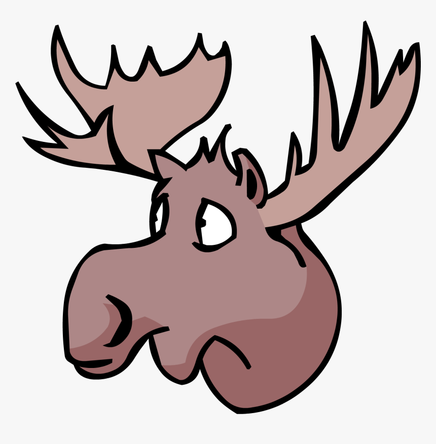 Moose Clipart Ski Lodge - Club Penguin Moose Head, HD Png Download, Free Download