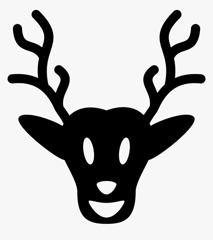 Moose - Black And White Moose Head Png, Transparent Png, Free Download