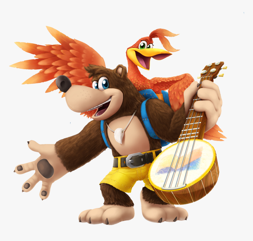 Banjo Kazooie Png - Smash Bros Banjo Kazooie Render, Transparent Png, Free Download