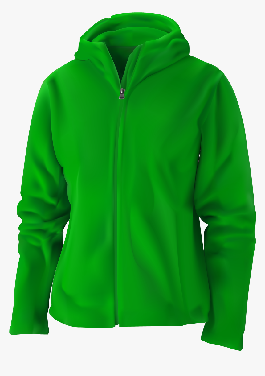 Green Hoodie Png Clipart - Hoodie, Transparent Png, Free Download