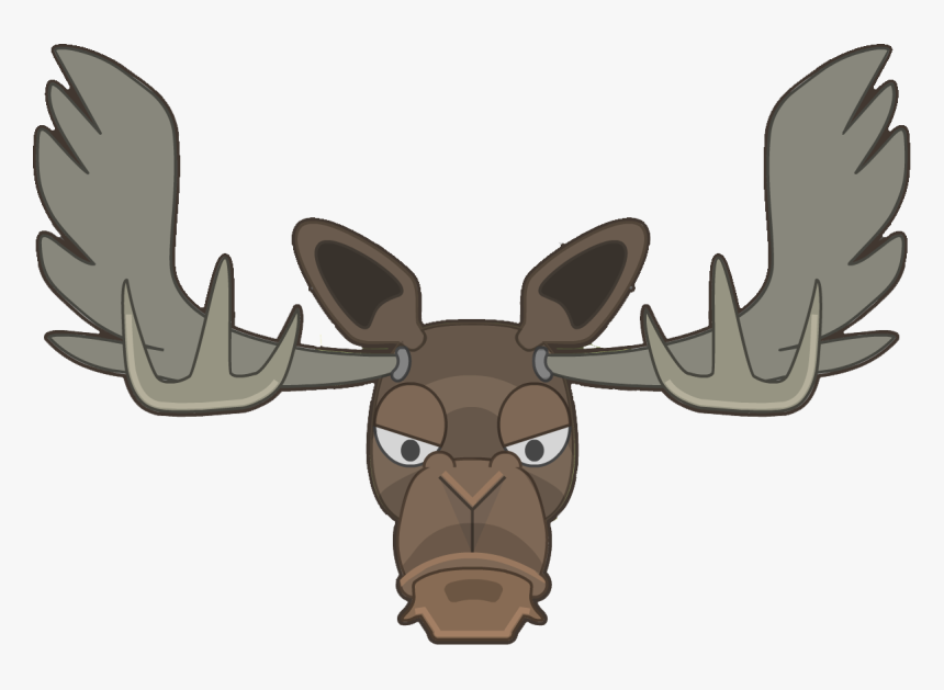 Moose - Cartoon, HD Png Download, Free Download