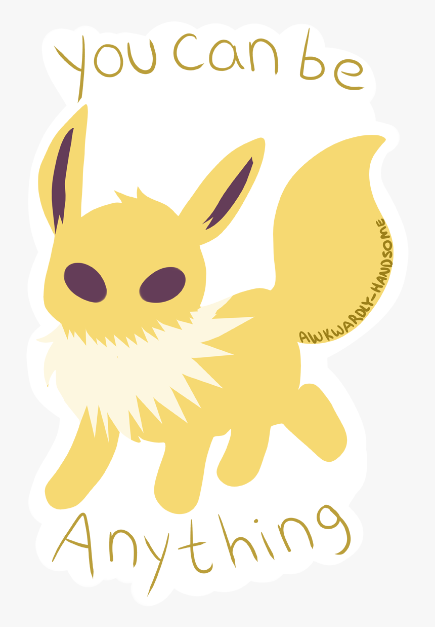 Anything Jolteon - Cartoon, HD Png Download, Free Download