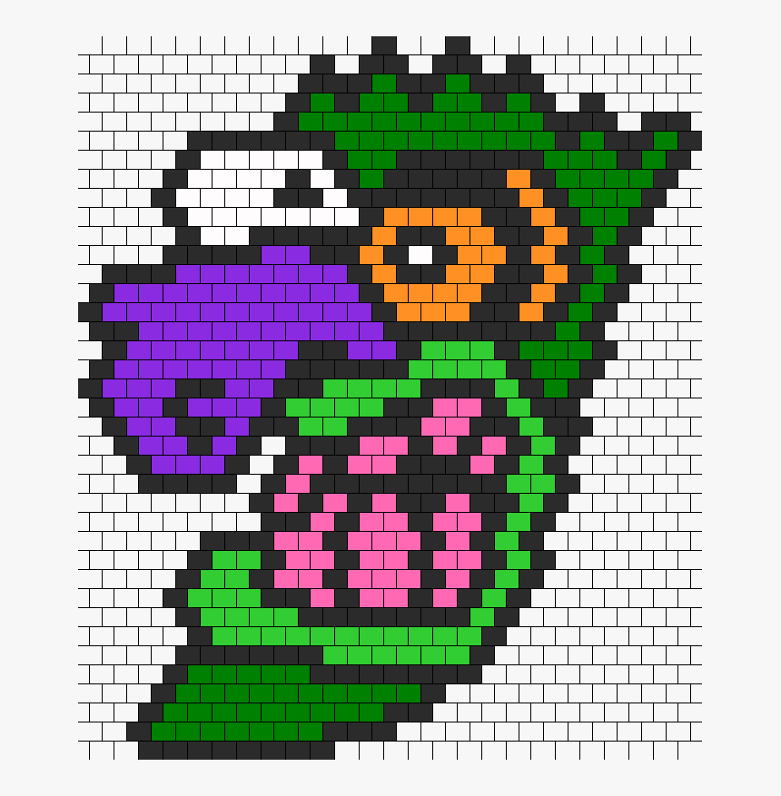 Ooga Booga Mask From Courage The Cowardly Dog Bead - Courage The Cowardly Dog Pixel Art, HD Png Download, Free Download