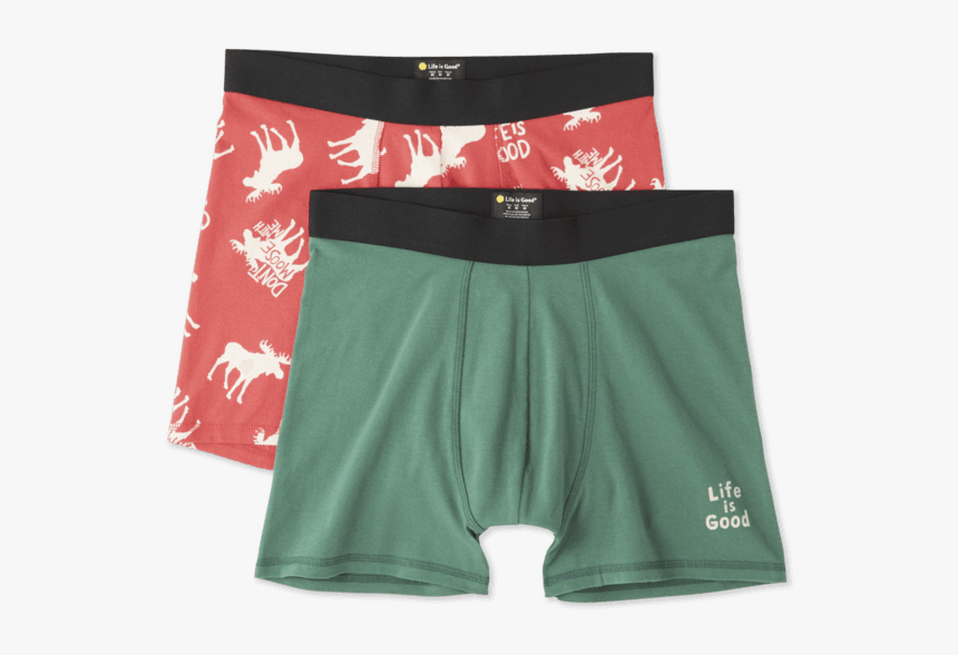 Men"s Moose Boxer Pack Boxer Brief Set - Underpants, HD Png Download, Free Download