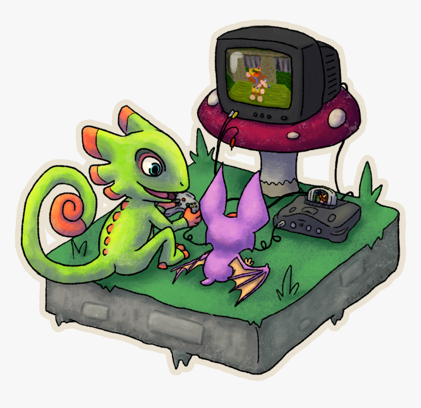 Yooka Laylee Banjo Kazooie Fan Art , Png Download - Banjo Kazooie Fan Art, Transparent Png, Free Download