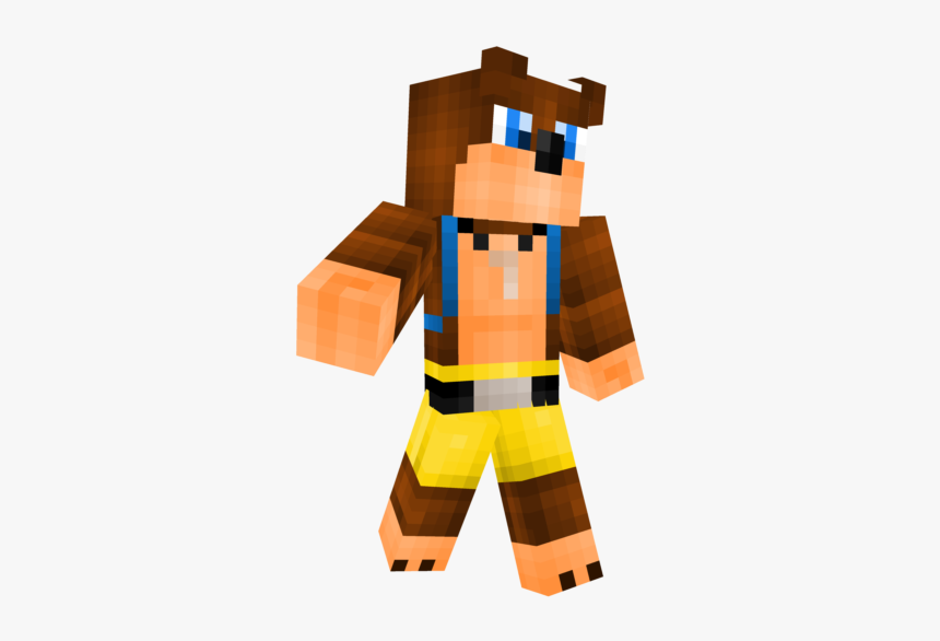 Minecraft Skin Banjo Kazooie, HD Png Download, Free Download